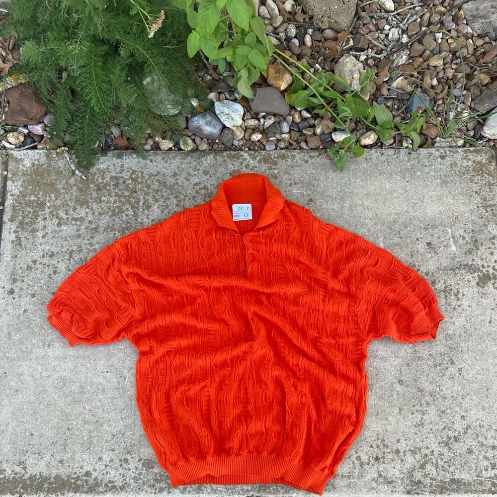 Coogi Orange sweater